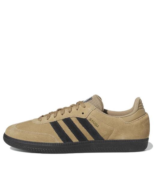 Adidas Brown Samba Adv 'Mirrored Lines Pack' for men