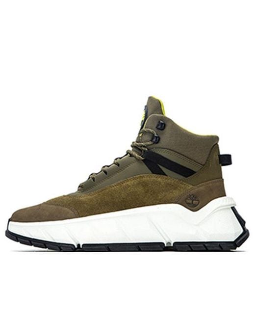 Timberland Green Turbo Hiking Boots Nubuck' for men