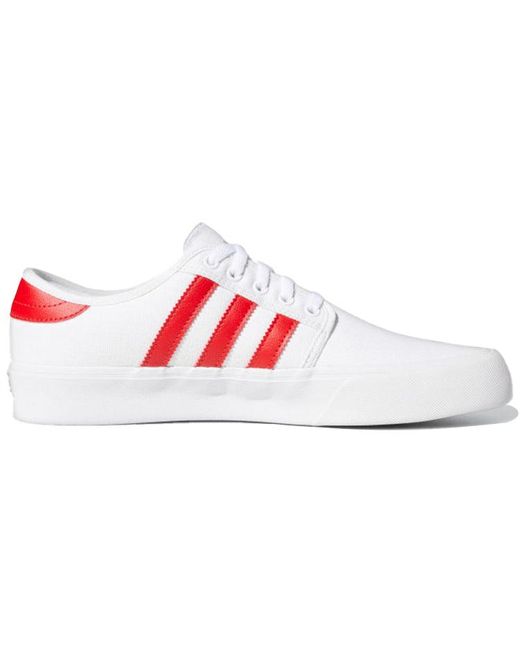 Adidas White Seeley Xt Shoes Scarlet' for men