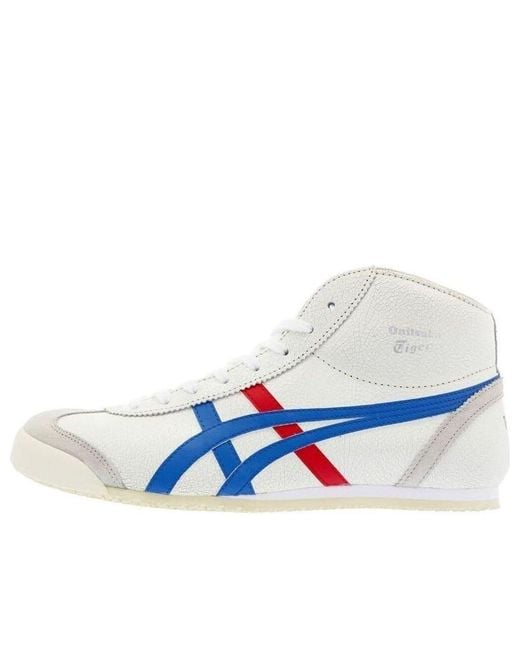 Onitsuka Tiger Blue Mexico Mid Runner Sneakers for men