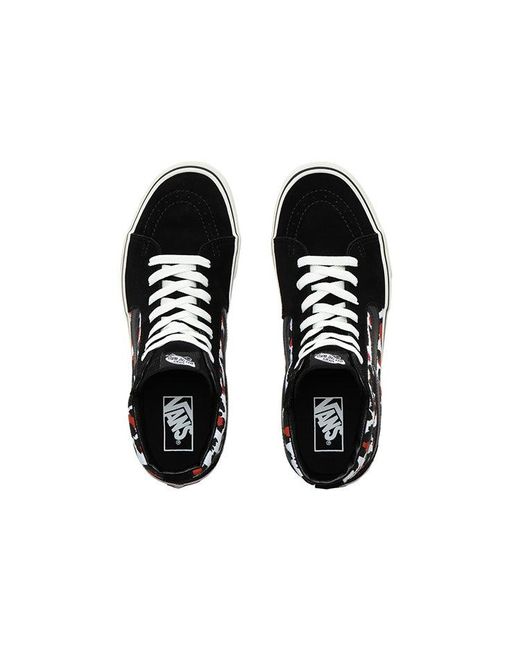 Vans Black Leopard Sk8-Hi for men