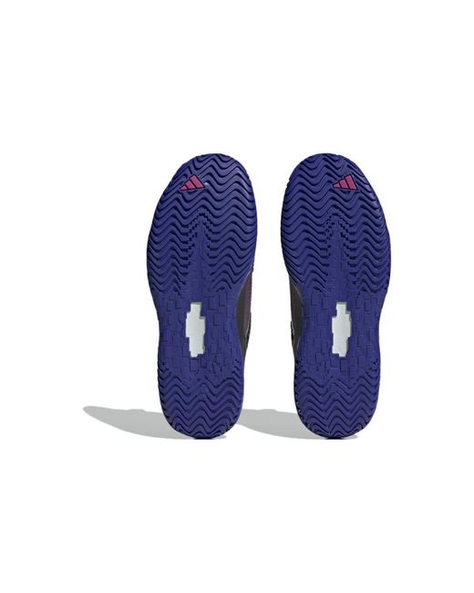 Adidas Blue Solematch Control Tennis Shoes 'Core Lucid Fuchsia' for men