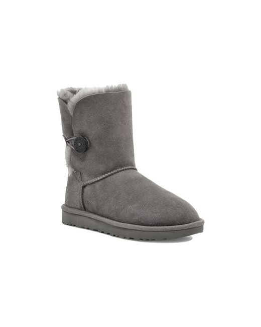 Ugg Gray (Wmns) Bailey Button Ii Boot Fleece Lined