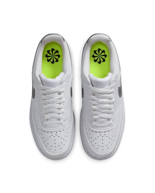 Nike White (Wmns) Court Vision 1 Low Next Nature Metallic'