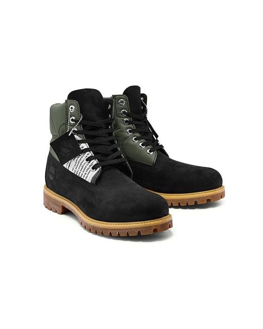 Timberland Black Tree Pack Premium 6 Inch Boots Nubuck' for men