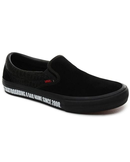 Vans Black Baker Slip-On Pro for men