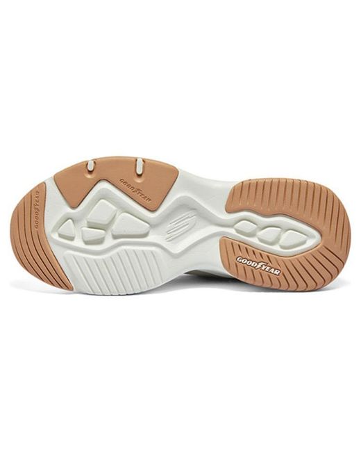 Skechers White (Wmns) D'Lites 4.0 Shoes