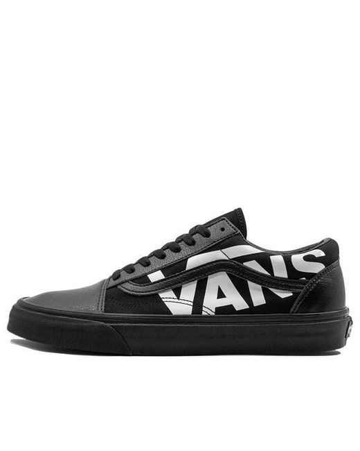 Vans Black Old Skool 'Big Logo' for men