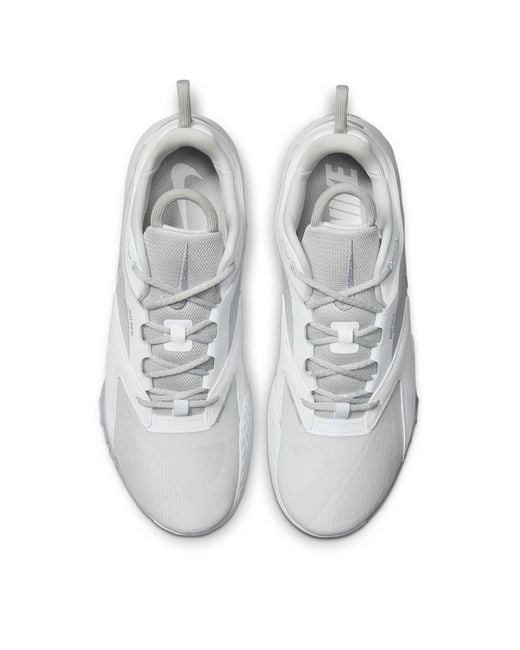 Nike White Hyperace 3 Volleyball Shoes for men