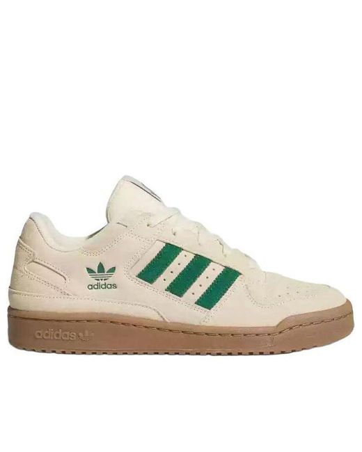 Adidas White Forum Low Cl 'Warm Vanilla Dark Ivory' for men