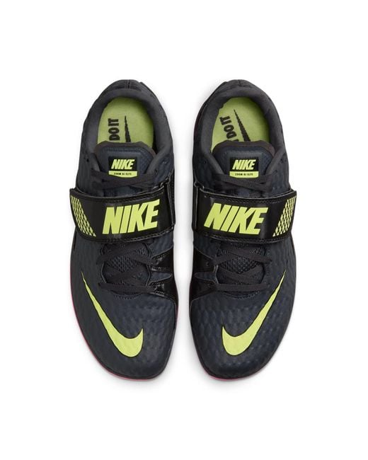 Nike Black High Jump Elite 'Anthracite Light Lemon Twist' for men