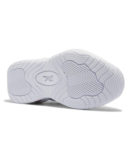Reebok White Solution Mid Vector'