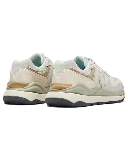 New Balance White 5740 Velvet Canvas Moonbeam for men