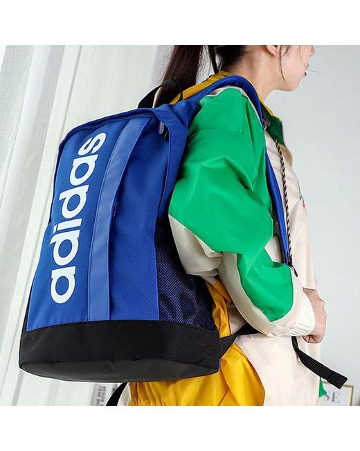Adidas Blue Linear Core Backpack 'Royal'