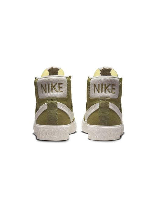 Nike Green Zoom Blazer Mid Premium Plus Sb for men