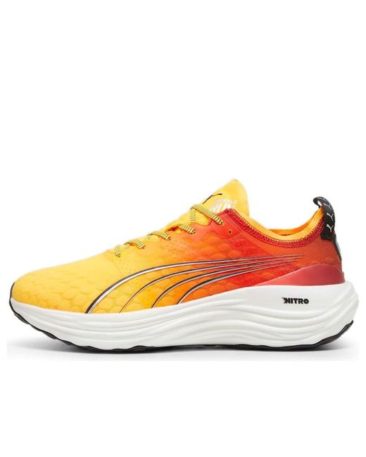 PUMA Orange Foreverrun Nitro 'Fade Sun Stream' for men