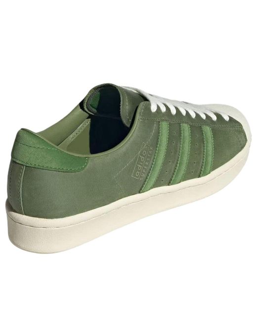 Adidas Green Superstar Vintage 'Crew' for men
