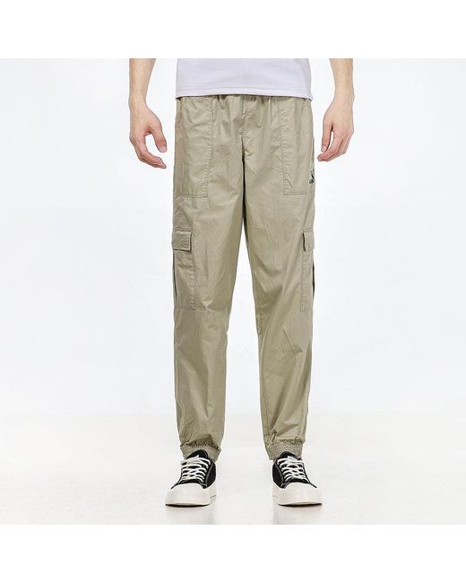 PUMA Natural Woven Cargo Bundle Feet Casual Long Pants Creamy for men