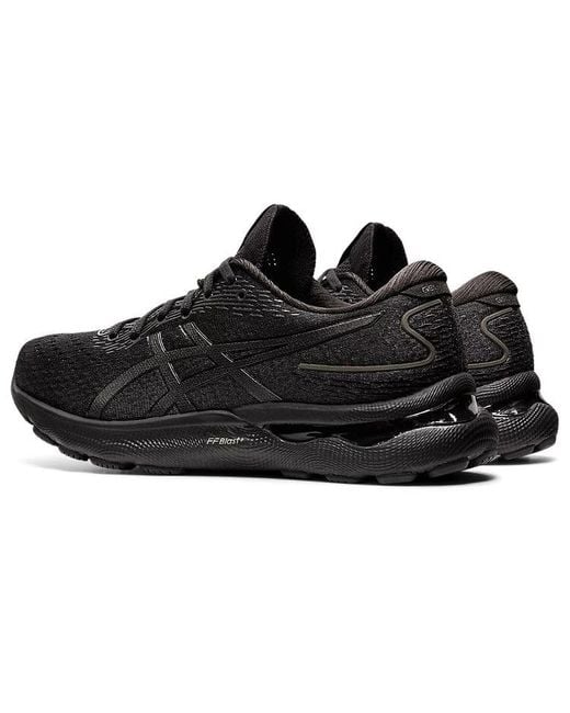 Asics Black Gel-Nimbus 24 4E Extra Wide Reflective' for men