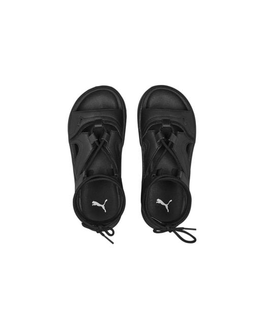 PUMA Black (Wmns) Mayze Sandal Laces