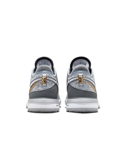 Nike White Zoom Lebron Nxxt Gen 'Wolf Metallic' for men