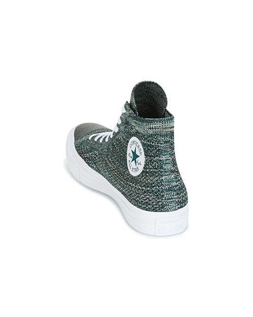 Converse Blue Nike X Chuck Taylor All Star Flyknit High 'Dark Atomic Igloo' for men