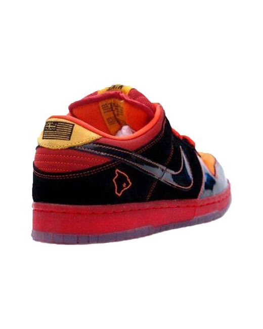 Nike Red Sb Dunk Low Premium 'Hawaii' for men
