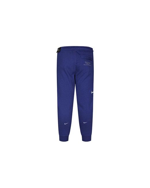 Nike Blue As Sportswear Swoosh Pant Ft Deep Royal for men