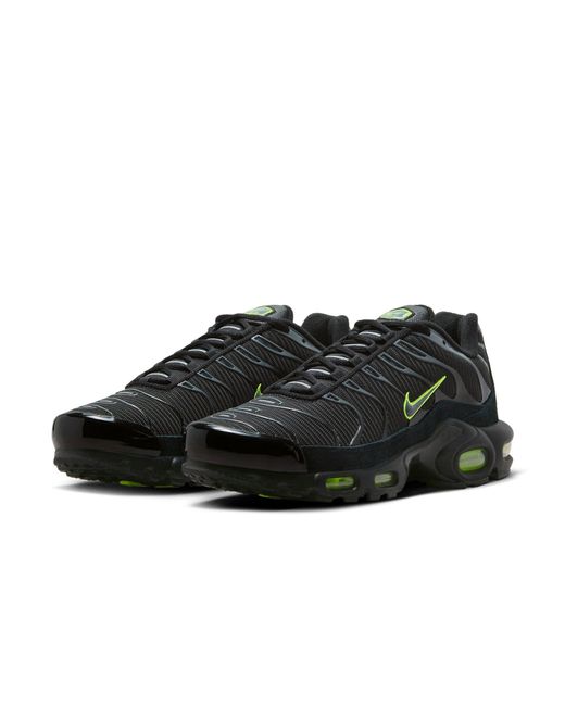 Nike Black Air Max Plus Volt' for men