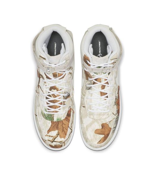 Nike White X Realtree Air Force 1 High Camo' for men