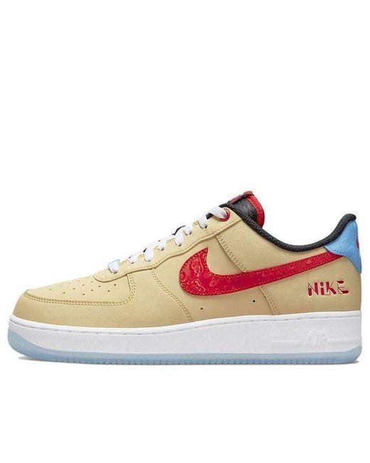 Nike Air Force 1 in Red for Men