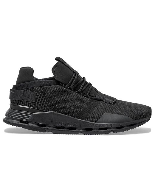 On Shoes Black Cloudnova Eclipse' for men