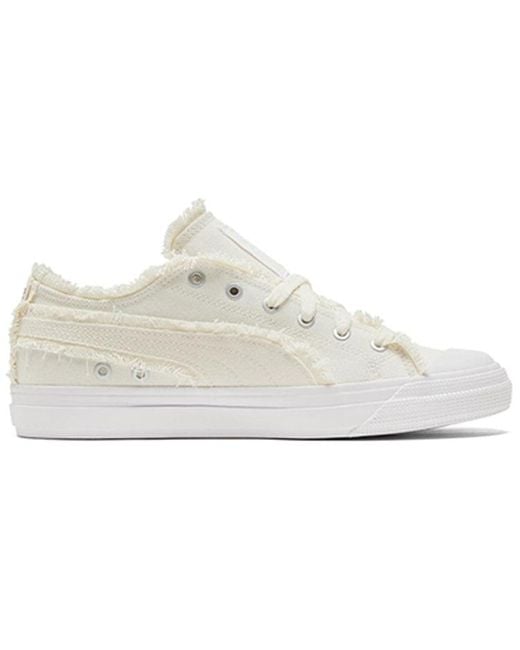 PUMA White Capri Raw Cut 'Whisper' for men