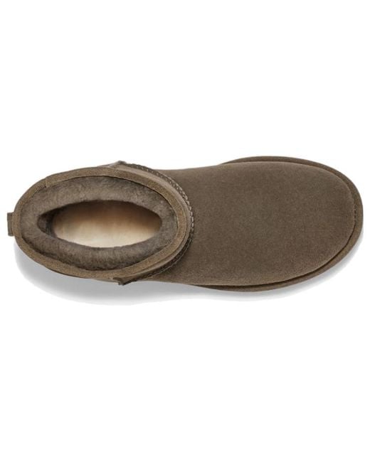 Ugg Brown (Wmns) Classic Mini Ii Boot 'Moss'