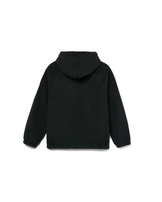 Li-ning Black Badfive Logo Full Zip Hooded Jacket for men