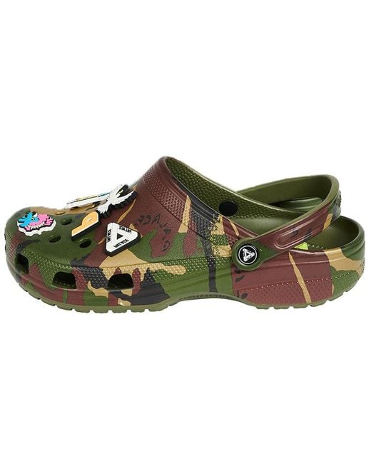 CROCSTM Brown X Palace Classic Clog 'Jungle Camo' for men