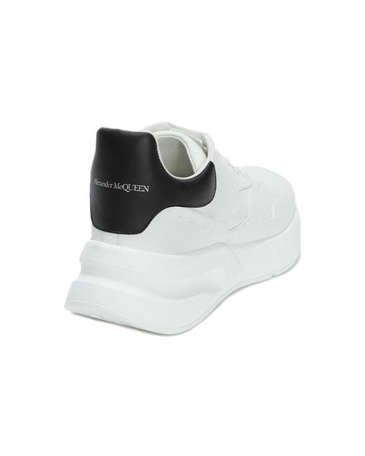 McQueen White Oversized Runner for men