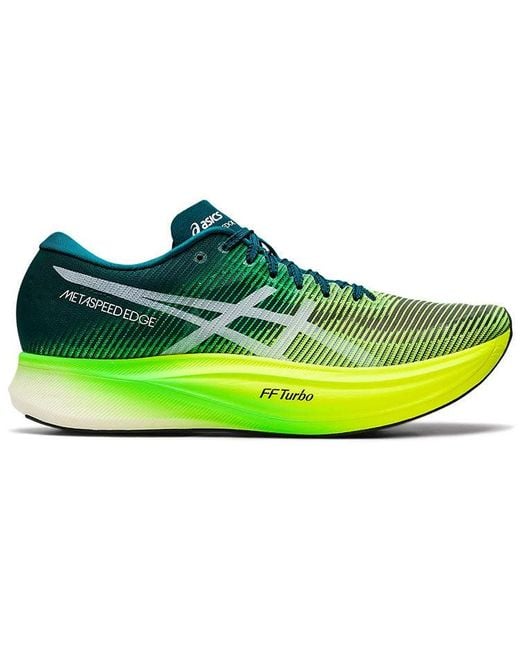 Asics Green Metaspeed Edge+ Running Shoes for men