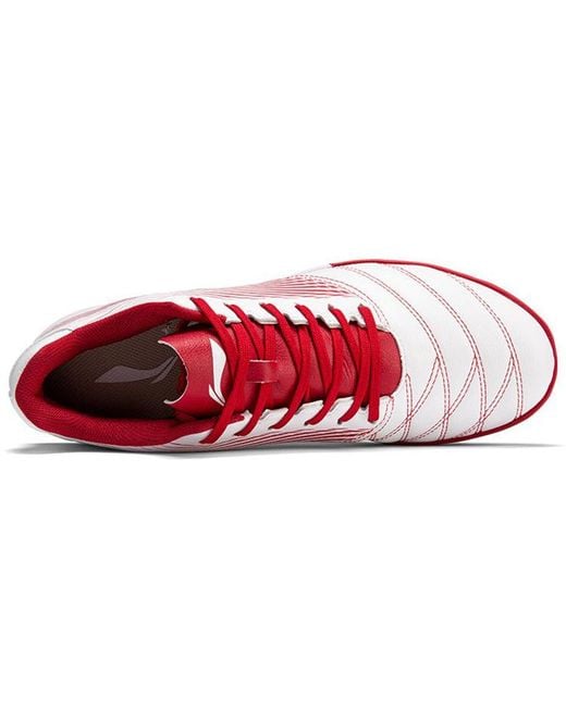Li-ning Red Training Soccer Shoes for men