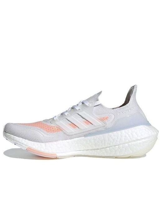 Adidas White (Wmns) Ultraboost 21 Glow'