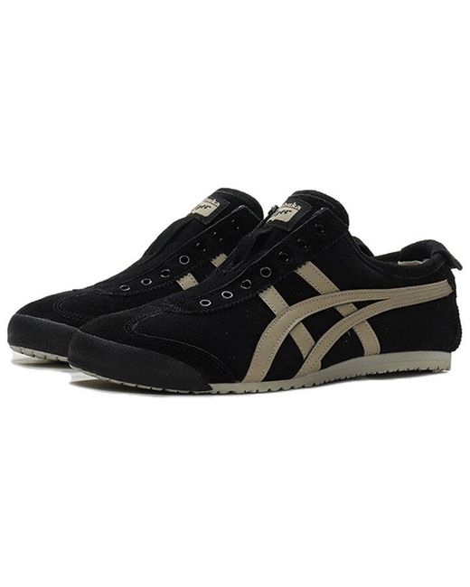 Onitsuka Tiger Black Mexico 66 Slip-On for men