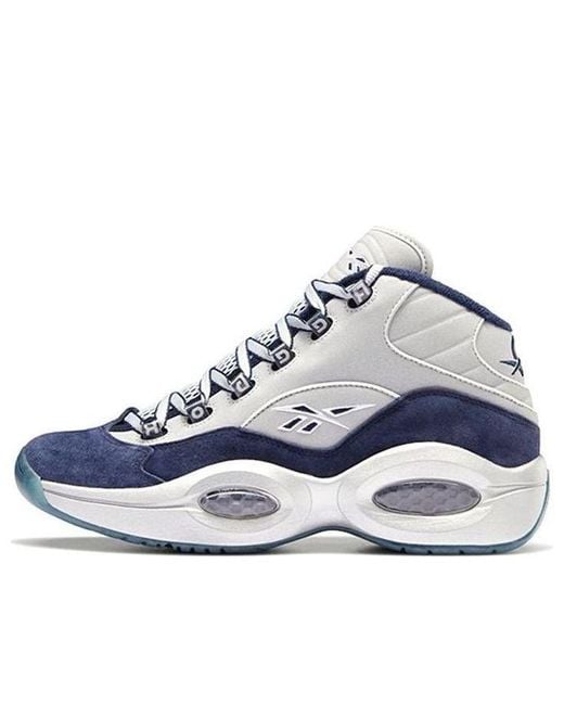 Reebok Blue Question Mid 'Dallas Cowboys' for men