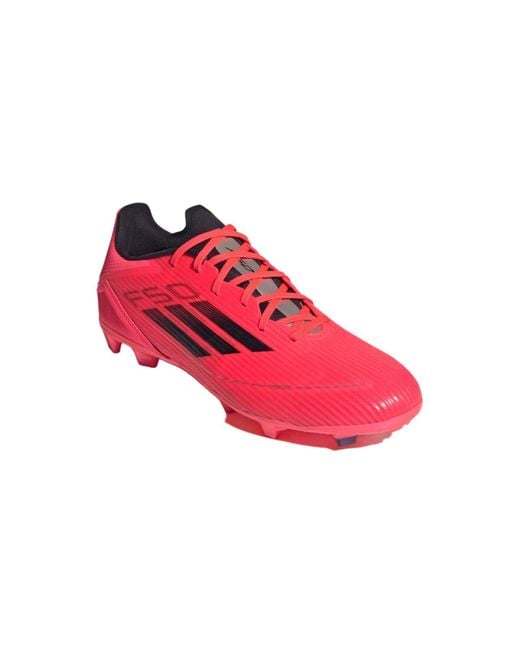 Adidas Red F50 League Firm/Mutli-Ground Boots 'Turbo Aurora' for men
