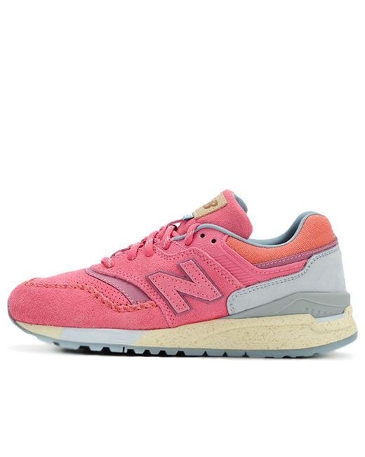 Pink new balance 997 hotsell