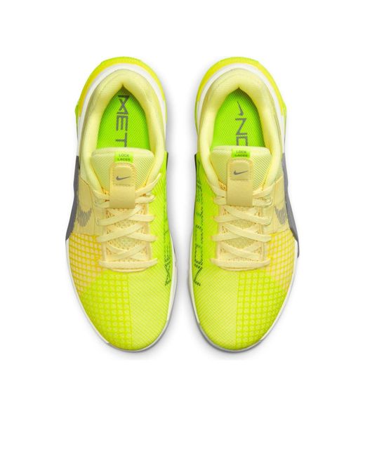 Nike Yellow Metcon 8 Training Shoes