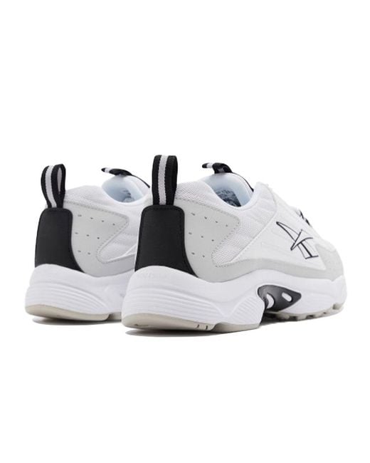 Reebok White Dmx Series 2200 Sneakers
