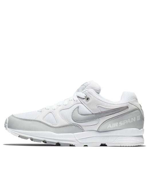 Nike White Air Span 2 Shoes Wolf' for men