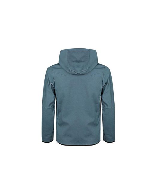 Nike Blue Sportswear Full-Length Zipper Cardigan Hooded Track Jacket for men