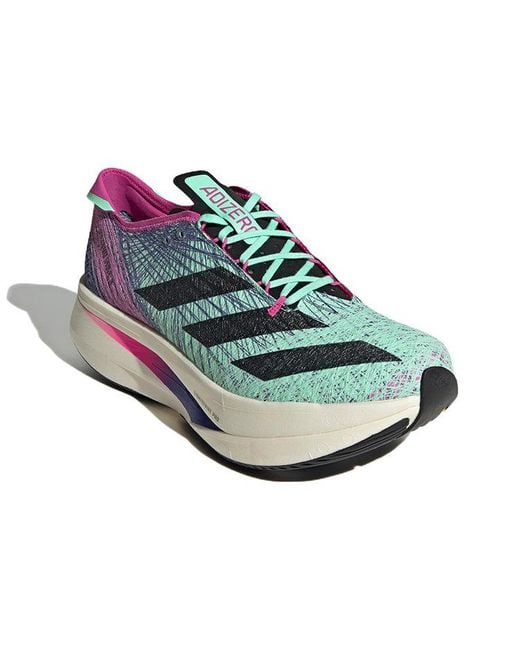 Adidas Blue Adizero Prime X Strung 'Pulse Mint' for men