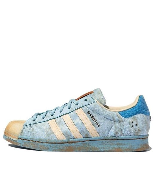 Adidas Blue Melting Sadness X Originals Superstar 2022 Cny Sneakers for men